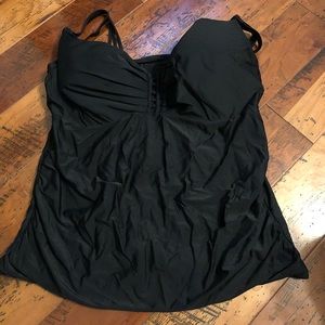 Cacique Swim Tankini Top with Bra